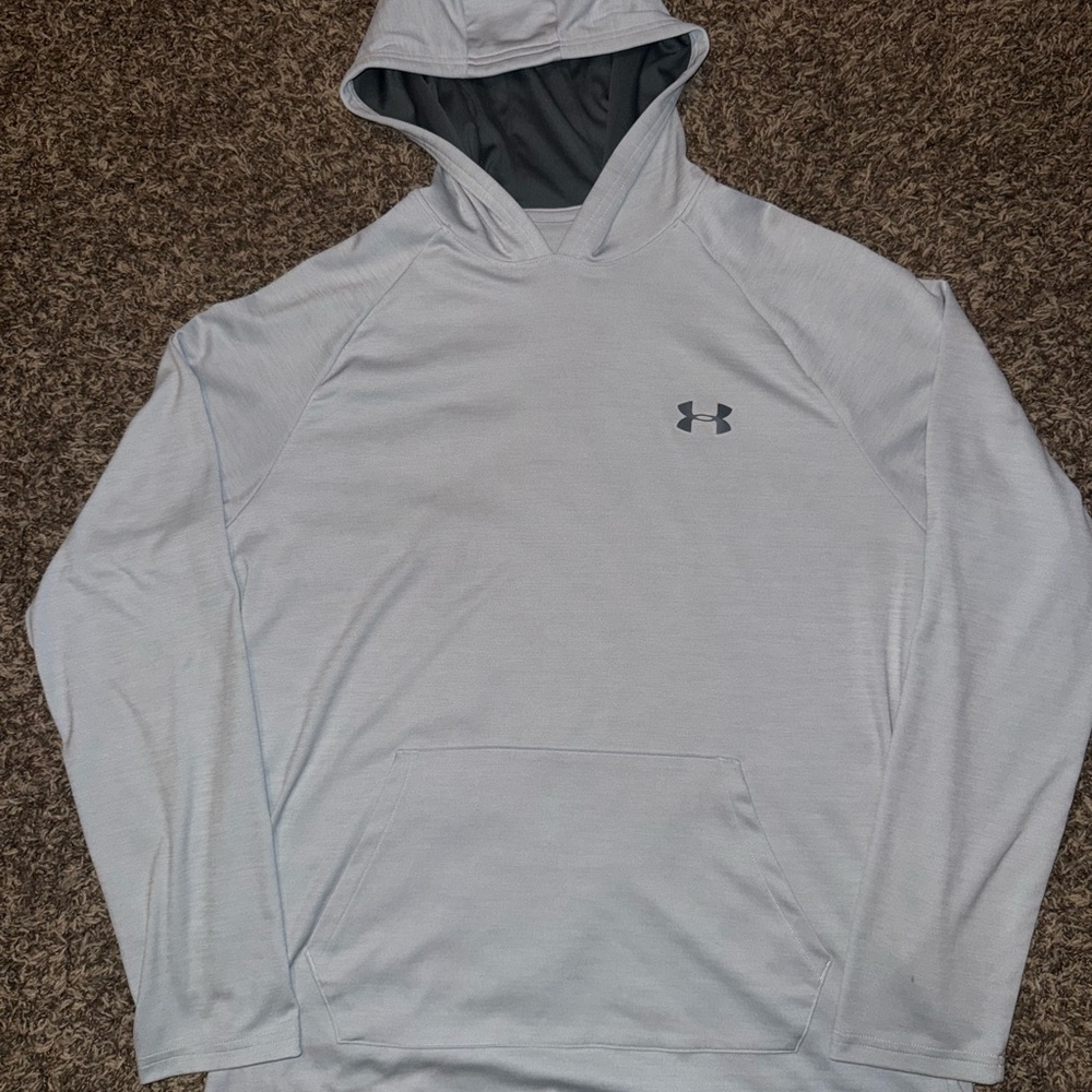 Under Armour Heather Gray lightweight Hoodie